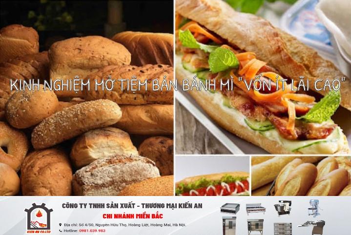 Kinh nghiệm mở lò bánh mì ở quê vốn ít lãi cao
