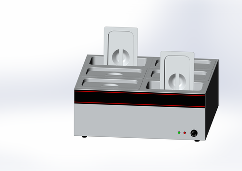 Bếp nhiệt điện giữ nóng 6 hộc