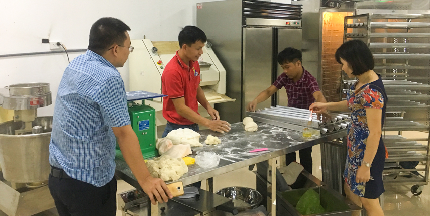 Hình ảnh Dây chuyển sản xuất Bánh Siêu thị
